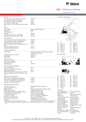 Mini Pelles Bobcat E32