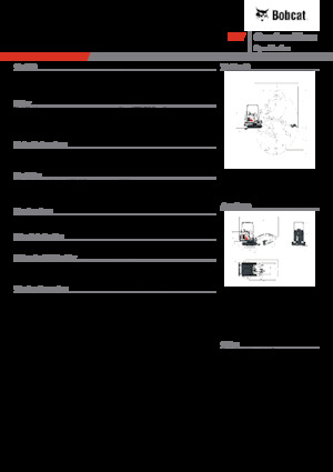 Mini Pelles Bobcat E17