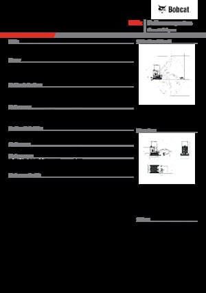 Mini Pelles Bobcat E17z