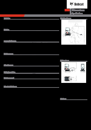 Mini Pelles Bobcat E19