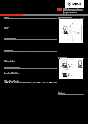 Mini Pelles Bobcat E19