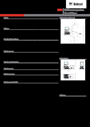 Mini Pelles Bobcat E19