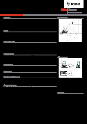 Mini Pelles Bobcat E35z