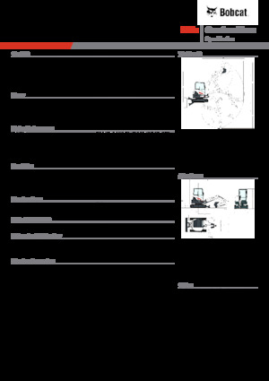 Mini Pelles Bobcat E35z