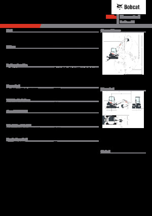 Mini Pelles Bobcat E50z