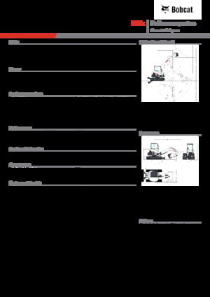 Mini Pelles Bobcat E55z