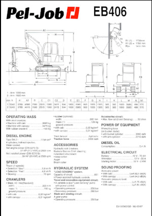 Mini Pelles Pel-Job EB 406