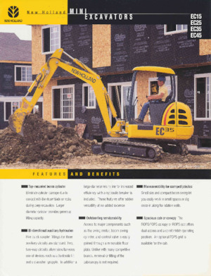 Mini Pelles New Holland EC45