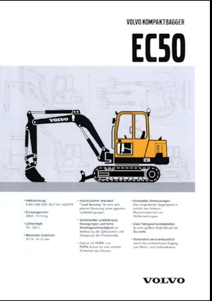 Mini Pelles Volvo EC50V