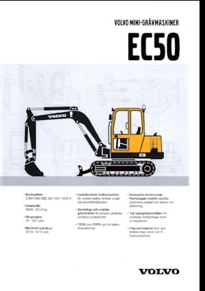 Mini Pelles Volvo EC50V