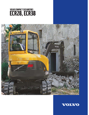 Mini Pelles Volvo ECR38