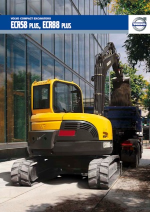 Excavatrice sur chenilles Volvo ECR88 Plus