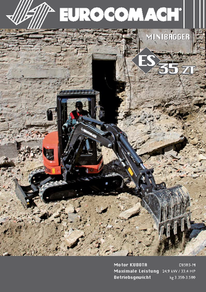 Mini Pelles Eurocomach ES 35 ZT