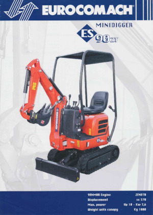 Mini Pelles Eurocomach ES 90 ZT