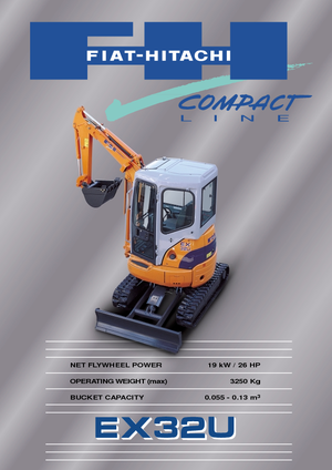 Mini Pelles Fiat-Hitachi EX 32 U