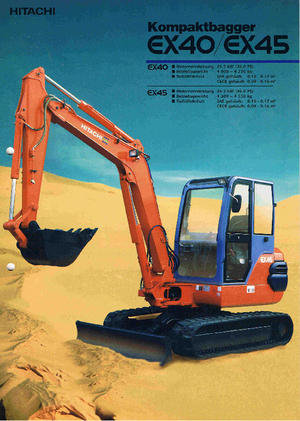 Mini Pelles Fiat-Hitachi EX 40-2