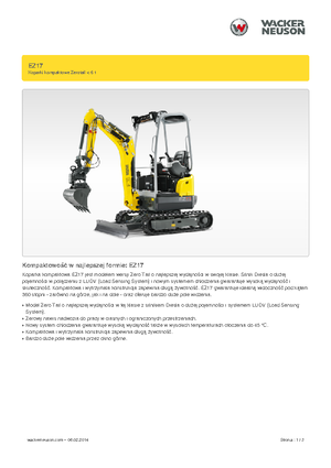 Mini Pelles Wacker Neuson EZ17