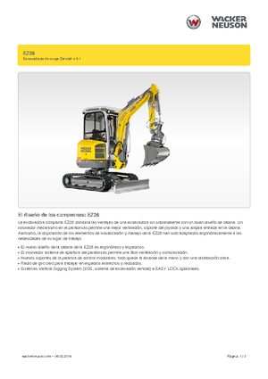 Mini Pelles Wacker Neuson EZ28