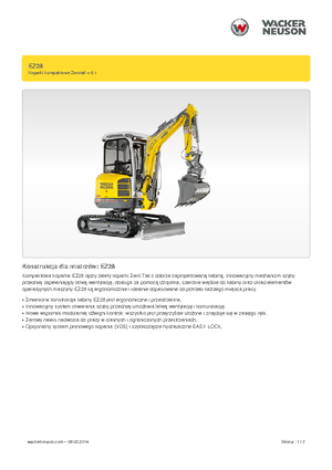 Mini Pelles Wacker Neuson EZ28