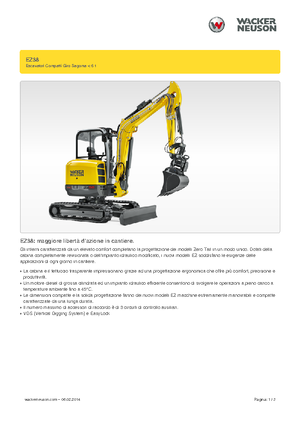 Mini Pelles Wacker Neuson EZ38