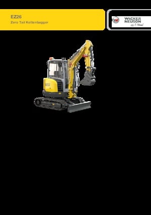 Mini Pelles Wacker Neuson EZ26