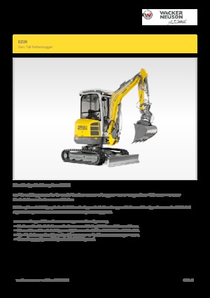 Mini Pelles Wacker Neuson EZ28