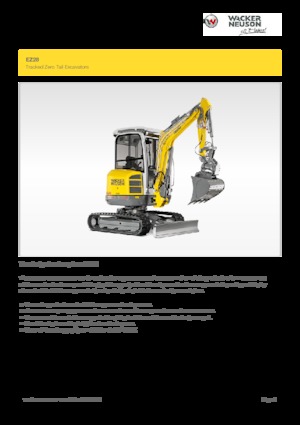 Mini Pelles Wacker Neuson EZ28