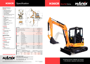 Mini Pelles Hanix H 36 R