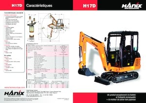 Mini Pelles Hanix H17D