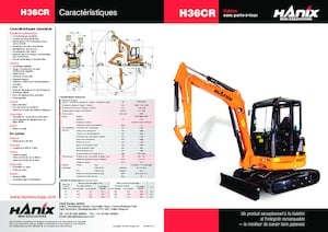 Mini Pelles Hanix H36CR