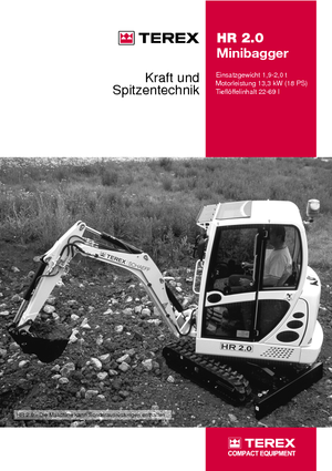 Mini Pelles Terex-Schaeff HR 2.0