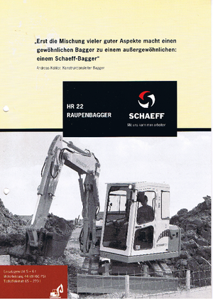 Mini Pelles Terex-Schaeff HR 22