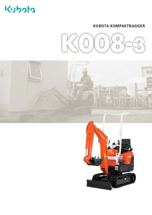 Mini Pelles Kubota K008-3G