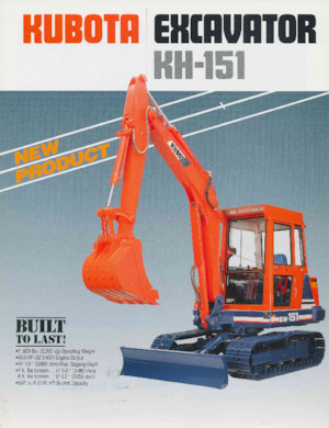Mini Pelles Kubota KH151