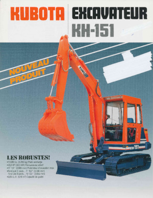 Mini Pelles Kubota KH151