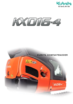 Mini Pelles Kubota KX016-4 G