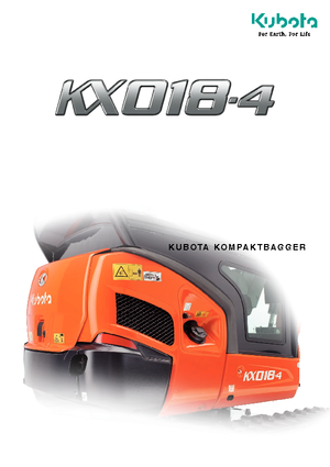 Mini Pelles Kubota KX018-4 G