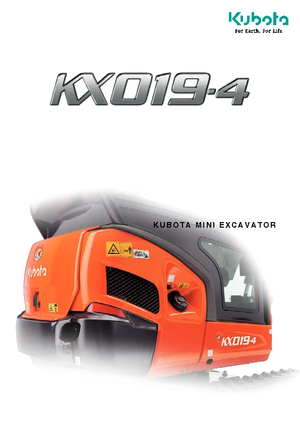 Mini Pelles Kubota KX019-4 GL