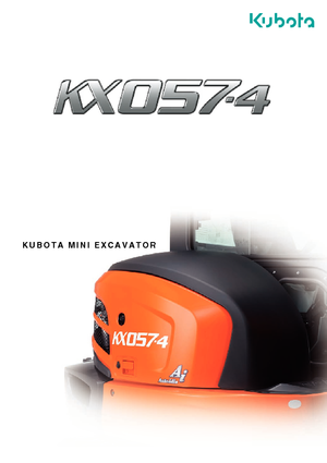 Mini Pelles Kubota KX057-4