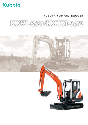 Mini Pelles Kubota KX101-3α2