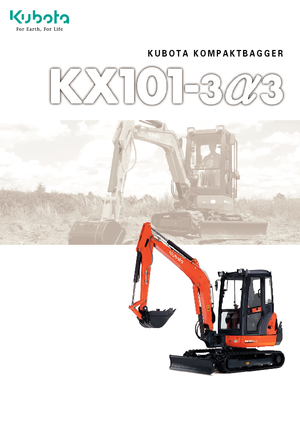 Mini Pelles Kubota KX101-3α3
