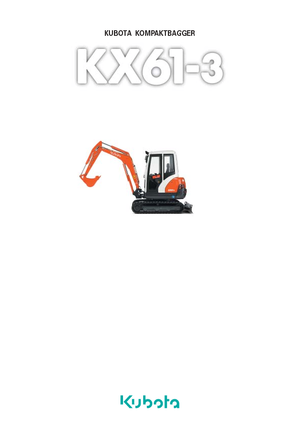 Mini Pelles Kubota KX61-3 GL