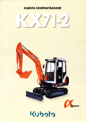 Mini Pelles Kubota KX71-2 G