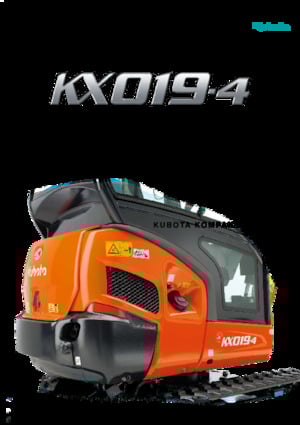 Mini Pelles Kubota KX019-4 HGL
