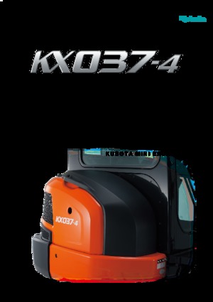 Mini Pelles Kubota KX037-4 HGL