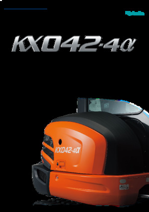 Mini Pelles Kubota KX042-4a