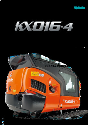 Mini Pelles Kubota KX16-4