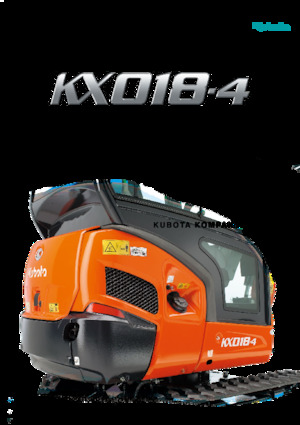 Mini Pelles Kubota KX18-4