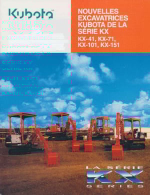 Mini Pelles Kubota KX41-2