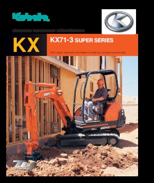 Mini Pelles Kubota KX71-3S